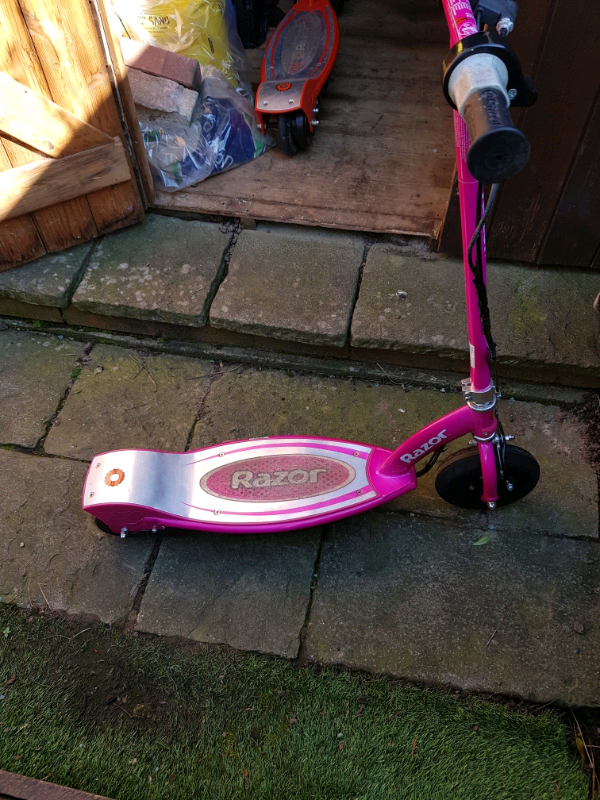 pink razor e100 electric scooter